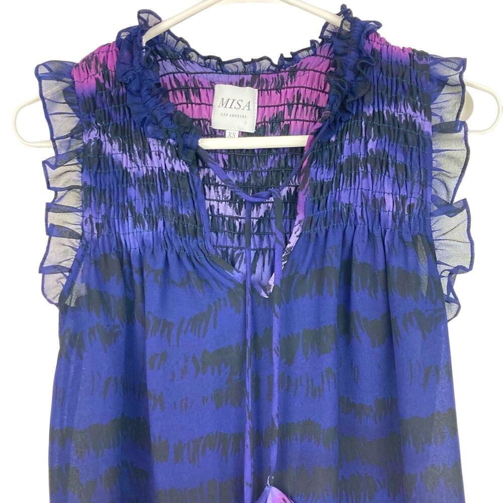 MISA Darcy Ombre Animal Print Top - Picture 3 of 16